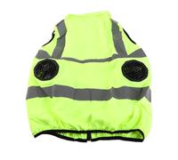 Chaleco de Enfriamiento del Ventilador Chaleco de Verano Tiras Reflectantes Ventiladores de 5V (XL)