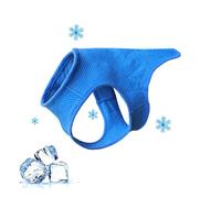 Chaleco de enfriamiento transpirable para perros, abrigo enfriador de pantano para mascotas, protector solar con cinta mágica para paseos al aire libre, senderismo y entrenamiento, mantiene a las