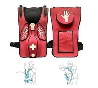 Chaleco de entrenamiento anti-asfixia, chaleco primeros auxilios Heimlich, simulación obstrucción las vías respiratorias, correas hombro y cinturón ajustables(Adult models)