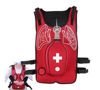 Chaleco De Entrenamiento Antiasfixia Con Correa De Hombro Ajustable Y AntiobstruccióN. Chaleco De Entrenamiento De Primeros Auxilios Heimlich Para EducacióN Y FormacióN,aldult-A-Red