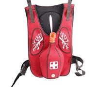 Chaleco de entrenamiento antiasfixia Heimlich, modelo de entrenamiento de práctica, simulación de obstrucción de las vías respiratorias con disparo en la espalda para enfermeras y estudiantes