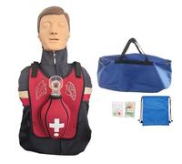 Chaleco de entrenamiento antiasfixia para simulación de primeros auxilios, entrenamiento de práctica Heimlich para enfermeras y estudiantes, accesorios de enseñanza de obstrucción de las vías