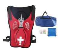 Chaleco de entrenamiento antiasfixia para simulación de primeros auxilios, entrenamiento de práctica Heimlich para enfermeras y estudiantes, accesorios de enseñanza de obstrucción de las vías