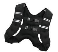 Chaleco de entrenamiento con peso para entrenamientos de, chaleco acolchado con hebilla frontal de 3 kg para práctica de fuerza HIIT y entrenamiento físico, referencia de tamaño incluida Guía
