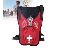 Chaleco de entrenamiento de obstrucción de vías respiratorias con correas ajustables para educación de primeros auxilios y simulación de enfermería