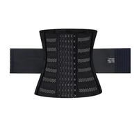 Chaleco de entrenamiento para hombre, pérdida de peso, forma y quema grasa, cinturón de cintura para aplanar tu vientre, entrenador de cintura de varios tamaños, Negro, XS