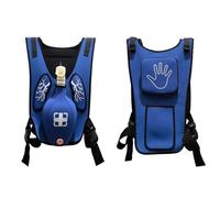 Chaleco de entrenamiento primeros auxilios contra asfixia, correas hombro ajustables y cinturón for enfermeras estudiantes, enseñanza, rojo(Blue)