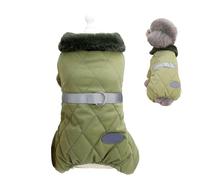 Chaleco de forro polar para perro, chaqueta de cuatro patas, abrigo de invierno suave con doble anillo en D, pijama cálido para mascotas para cachorros malteses Yorkies, razas pequeñas, ropa para