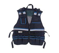 Chaleco de herramientas para electricista, estilo chaleco, bolsa de herramientas para el hogar, bricolaje, técnico, carpintería