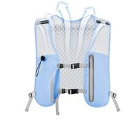 Chaleco de hidratación ajustable para mujer, paquete ligero con agua Bladder, no deslizante, bolsillo para el hiking, ciclismo, camping, maratones, carreras, 1 pieza