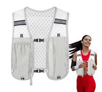 Chaleco de hidratación para correr, chaleco de hidratación para mujeres que corren, paquete de hidratación ligero y ligero, auriculares de burbujas estables y ligeros, equipo de bolsa para mujeres