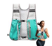 Chaleco de hidratación para correr - Paquete de pecho ligero, portaagua reflectante | Cinturón de fitness al aire libre, bolsa de almacenamiento de viaje, arnés de utilidad de ejercicio, chaleco de
