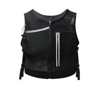 Chaleco de Hidratación para Running, Bolso de Pecho para Ciclismo Nocturno, Chaleco Hidratación Transpirable para Senderismo Ciclismo Camping Gimnasio Aire Libre