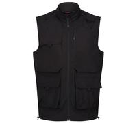 Chaleco de hombre Regatta Travel Light Packaway B/W Talla: L / Color: negro