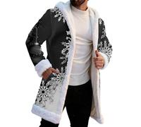 Chaleco de invierno versátil de forro polar perfecto para fiestas y atuendos casuales con una cómoda capucha y un tejido que proporciona un calor óptimo ideal como cárdigan masculino para un estilo