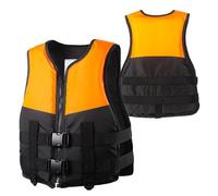 Chaleco de Kayak Alta flotabilidad con Ajuste Seguro y diseño Multifuncional para Trucha Río Corriente Pesca Mosca Uso(Black,L)