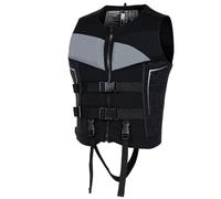 Chaleco de Kayak con Multipockets y Alta Flotabilidad Ajustable Ligero para Pesca en Río Lago y Arroyo(Black,XXS)