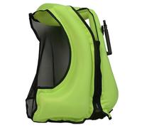 Chaleco de Kayak Hinchable para Adultos, Inflado en 3 Respiros con Diseño Plegable y Ajuste Ajustable para Deportes Acuáticos Aventuras(Green)