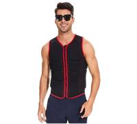 Chaleco de Kayak Neopreno for Adultos con Cremallera, Chaleco de Kayak for Practicar Surf, Pesca, Navegación, Deportes Acuáticos, Recreación(M)