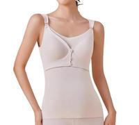 Chaleco de lactancia cálido para embarazo, cómodo poliéster sin costuras, parte superior de lactancia para clima frío, maternidad, esencial, maternidad, lactancia, camiseta sin mangas para invierno