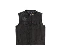 Chaleco de loneta 131/2 West Coast Choppers Collab NegroXL Negro