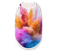 Chaleco de Moda Splash of Color para Mascotas, Ropa fácil de Usar para Perros pequeños, para Paseos Diarios, Talla XL