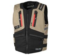 Macna MUTV-1 Chaleco de motocicleta, Arena/Negro, Talla L/XL