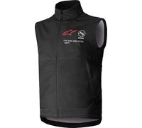 Alpinestars Techstar Softshell Chaleco de motocross, negro, tamaño 2XL para Hombres