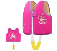 Chaleco de natación OSHYLE para niños pequeños, Chaleco Flotante con Correa de Seguridad, Ayuda a la flotabilidad (M-Unicorn, M(3-6))
