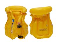 Chaleco de natación para Exteriores para niños Ropa de Playa de Verano Ayuda de flotación Ajustable para Actividades acuáticas Ligero y cómodo para el Sol (Yellow S=C)
