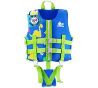Chaleco de Natación para Niños, Chaleco Flotador de Neopreno con Correa de Seguridad Ajustable, Ayuda a la flotabilidad, con Correa de Ajustable Edad 2-9 años