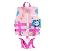 Chaleco de Natación para Niños, Chaleco Flotador de Neopreno con Correa de Seguridad Ajustable, Ayuda de Flotación de Secado Rápido de Flotabilidad Fuerte para Aprender a Nadar para 2-9 Años/15-35Kg