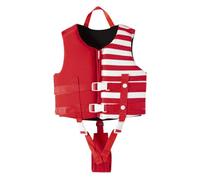Chaleco de natación para niños, chaleco flotante, para niños pequeños, con correa de seguridad, ayuda a la flotabilidad, 01 rojo., 5-8 años