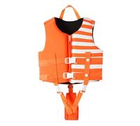 Chaleco de natación para niños, chaleco flotante, para niños pequeños, con correa de seguridad, ayuda a la flotabilidad, 01 naranja., 8-12 Años
