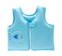 Chaleco de natación para niños, chaqueta flotante ajustable con correa de seguridad, ayuda para deportes acuáticos para entrenamiento, juego, paseos en bote, playa, lago, piscina, al aire libre, viaje