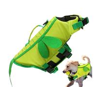 Chaleco de natación para Perros, Chaleco Salvavidas para Perros para Nadar,Chaleco Salvavidas Impermeable para Perros con asa | Traje de baño Ajustable de Moda para Perros con Hebilla de liber