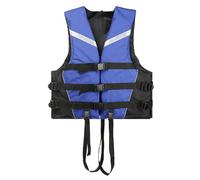 Chaleco de natación unisex con tira de seguridad y silbato, tiras reflectantes, impermeable, chaleco de baño para piscina, verano, kayak, playa, buceo, vacaciones, 3XL