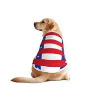 Chaleco de perro con estampado de la bandera de Chile, suave y transpirable, ropa sin mangas, ropa de moda para razas medianas y grandes