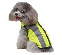 Chaleco De Perro Reflectante - Chaleco De Caza Para Perros | Glow In The Dark Pet Gear, Chaqueta De Perros De Noche De Noche, Tráfico Safety Pet Harnes, Chaqueta De Cachorro Fluorescente Con