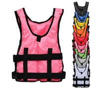 Chaleco de Pesca con Mosca Ajustable Diseño Resistente para Río Arroyo Trucha Pescadores Kayak Aventura Pesca al Aire Libre(Pink)