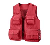 Chaleco de pesca para hombre con muchos bolsillos, chaqueta sin mangas, tiempo libre, caza, fotografía, camping, senderismo, chaleco multifunción, chaleco de trabajo monocolor, chaleco de safari