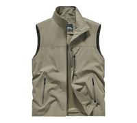 Chaleco de pesca para hombre, ligero, de secado rápido, elegante chaleco | Chaleco acolchado fino para bicicleta, chaleco de trabajo, softshell, chaleco de pesca, deportivo, elegante
