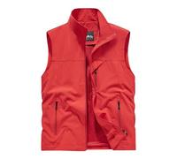 Chaleco de pesca para hombre, ligero, de secado rápido, elegante chaleco | Chaleco acolchado fino para bicicleta, chaleco de trabajo, softshell, chaleco de pesca, deportivo, elegante