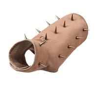 Chaleco de Protección para Perros,Prendas Ajustables para Cachorros,Chaleco Antimordidas para Perros con Púas Extraíbles - para Senderismo Caminata Caza Seguridad Entorno Natural Y Medio Urbano