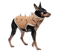 Chaleco De Púas para Perros | Vestimenta Ajustable para Cachorros | Chaleco Arnés para Perros con Púas Desmontables | para Entrenamiento Senderismo Caminatas Seguridad Naturaleza Urbano