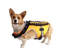 Chaleco de punta para la protección de perros pequeños, arnés de mascotas, chaleco de coyote reflectante de las puntas de perro arnés para proteger a su mascota de los ataques año