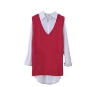 Chaleco de punto para mujer, chaleco sin mangas, cuello en V, chaleco de punto para mujer, 3XL, 4XL, fucsia, L