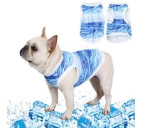 Chaleco de Refrigeración para Perro, Chaleco de Refrigeración para Mascotas Transpirable, Chaleco Refrescante para Perros Ligero, Chaleco de Enfriamiento para Perros Pequeños y Medianos y Gatos (M)