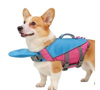 Chaleco de rescate para perros, protección contra la asfixia, chaleco de rescate reflectante para perros, para cachorros, pequeñas, medianas, grandes razas, piscina, playa, lago, río, barcos, juego