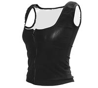 Chaleco de sauna, tela de neopreno suave e inodoro que adelgaza la pérdida de peso superior de la sauna para la aptitud deportiva para el entrenamiento de entrenamiento para las mujeres(2XL/3XL)